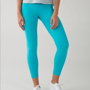 Lululemon ‘Peacock Blue’ Luon Legging